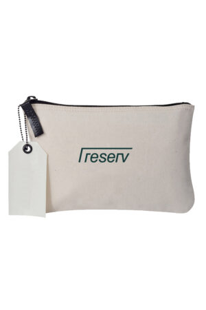 Cotton Zippered Pouch - Image 3