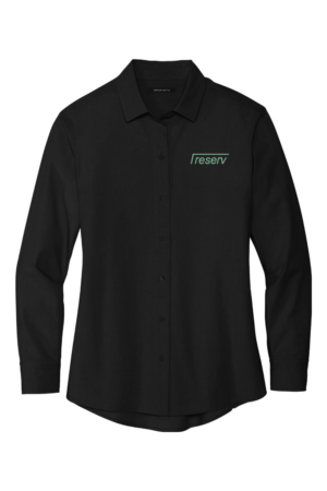 Women's Stretch Woven Shirt - Image 4