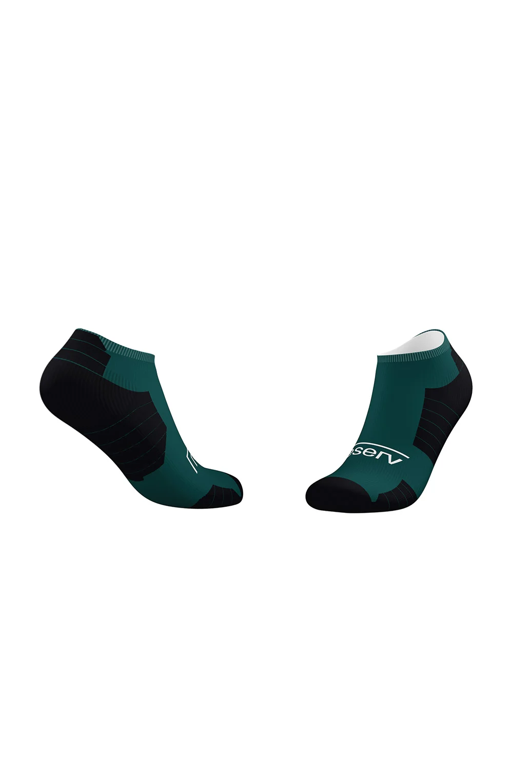 Alternative view of 2-Pair Bundle - High-Speed Athletic Ankle Socks | Design 1