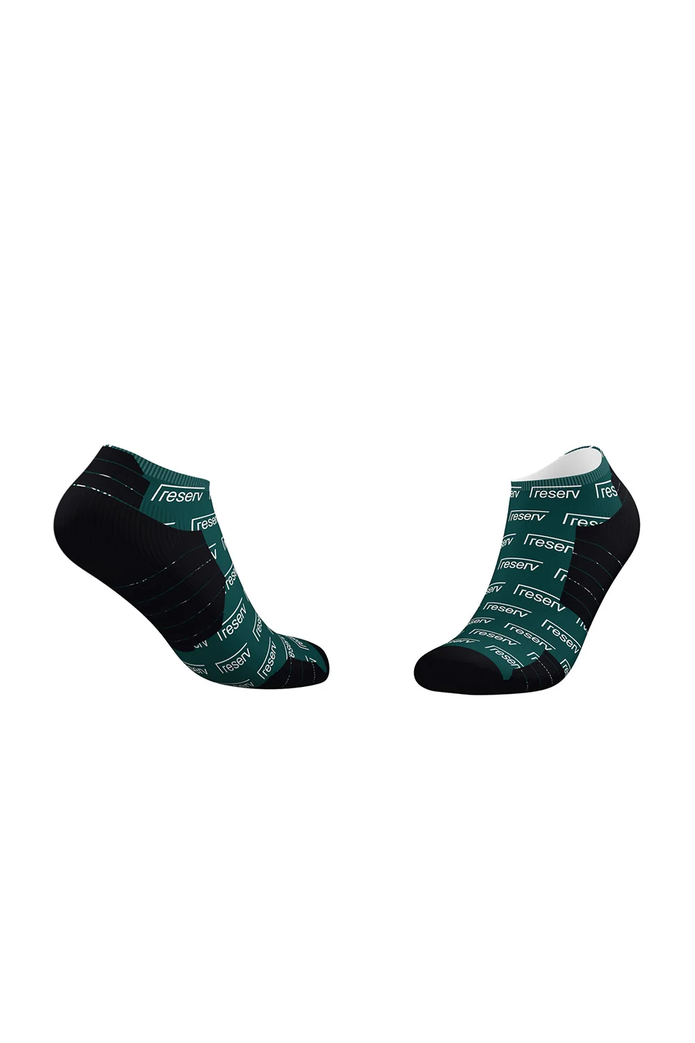 Alternative view of 2-Pair Bundle - High-Speed Athletic Ankle Socks | Design 2