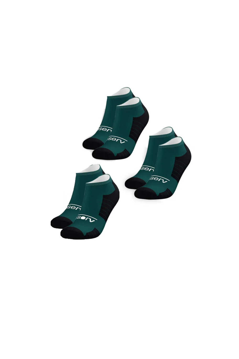 3-Pair Bundle - High-Speed Athletic Ankle Socks | Design 1